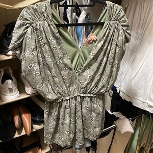 Green blouse willow and root